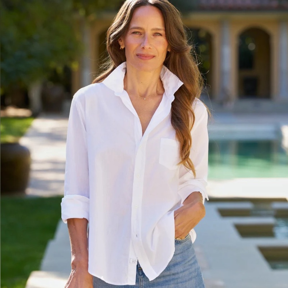 Frank & Eileen Eileen White Casual Button Down Shirt